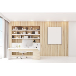 Wooden Bookshelf  5 Tier